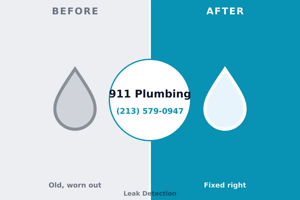 Before and after: plumbing company Blue Ridge, VA